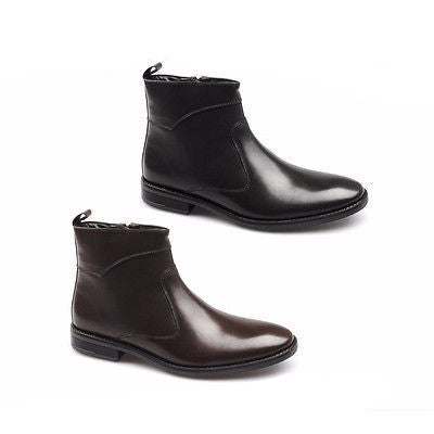 Mens Leather Ankle Boots - 305