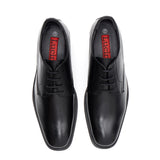 Mens Leather Formal Comfort Shoes-30866_Black