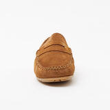 Mens Suede Casual Slip On Shoes - 4611-S_Tan