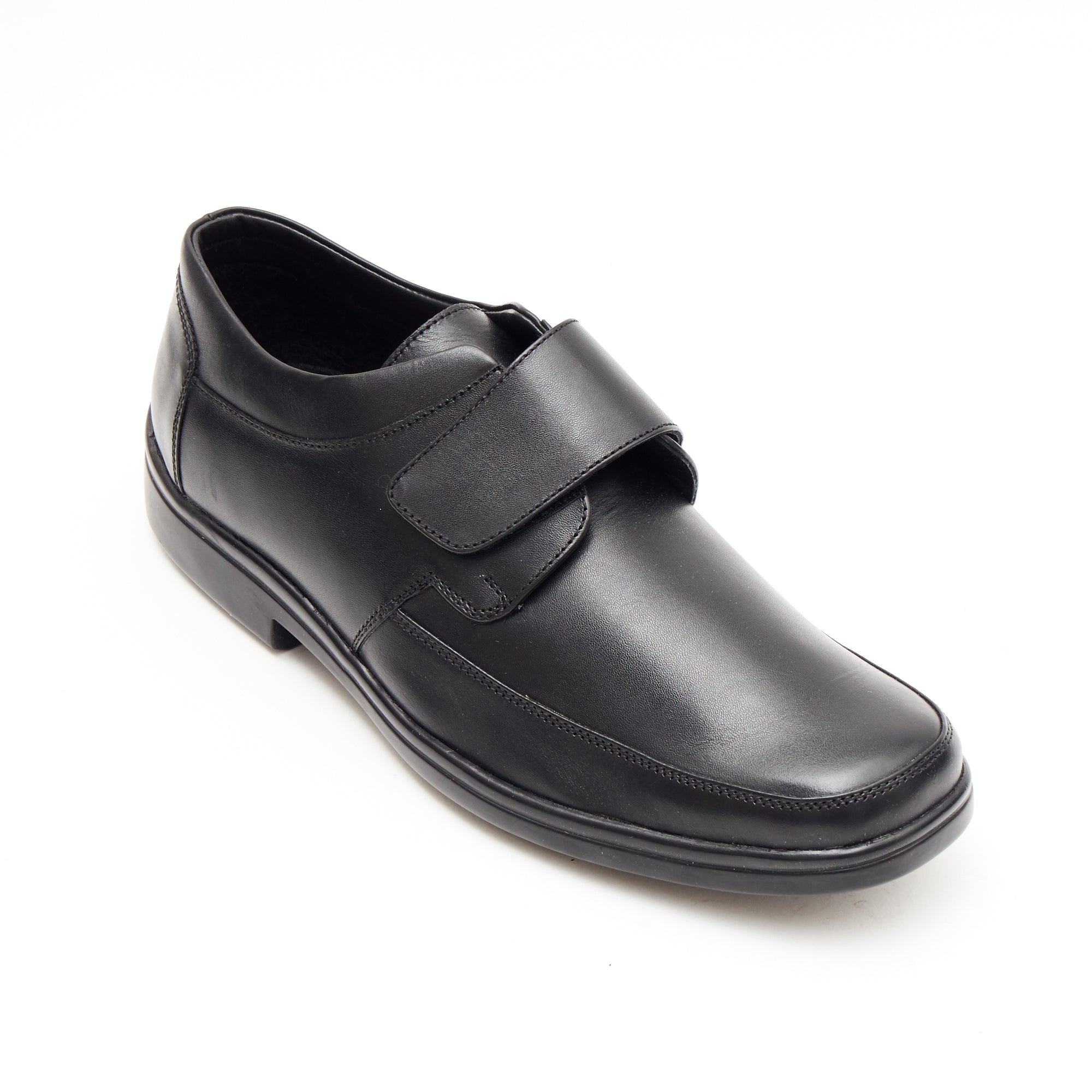 Mens Leather Velcro Fastening Shoes 88-5731 11 Mens Leather Velcro Fastening Shoes 88-5731 11