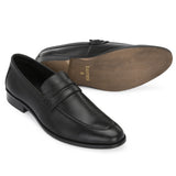 1870 - Penny Loafer Slip On Shoes (Black)