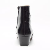26288 - Leather Cuban Heel Boot (Black)