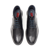 26403 - Leather Lace Up Ankle Boots (Black)