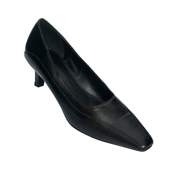 26475 - Mid Heel Shoes (Black)