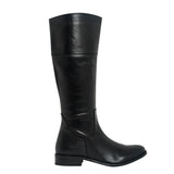 Cowhide Leather Premium Long Boots (Black) - 26484