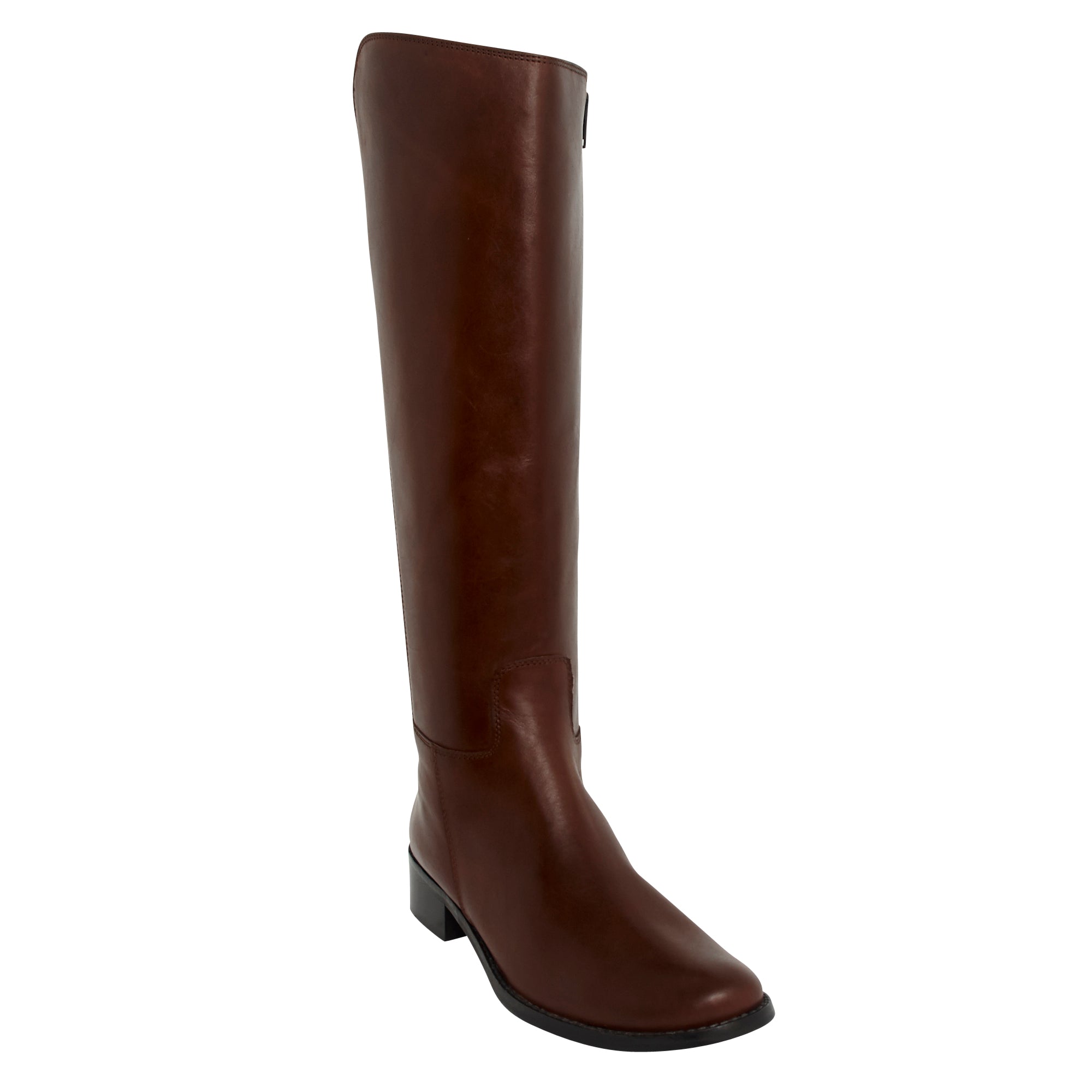 32956 - Cowhide Leather Premium Long Boots (Brown)