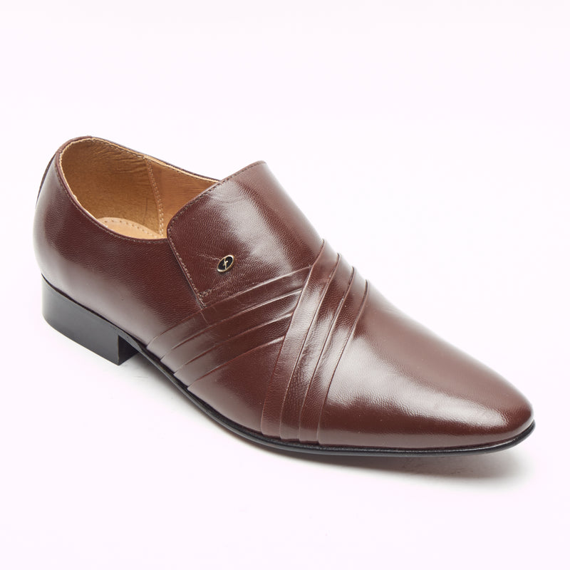 Lucini Men’s Leather Spanish Genuine Leather Shoe 33452 – Brown