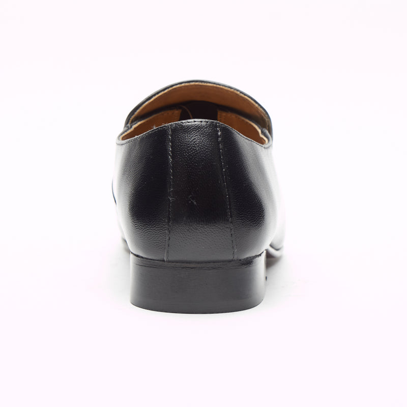 Lucini Men’s Leather Spanish Patent Shoes 33453 – Black