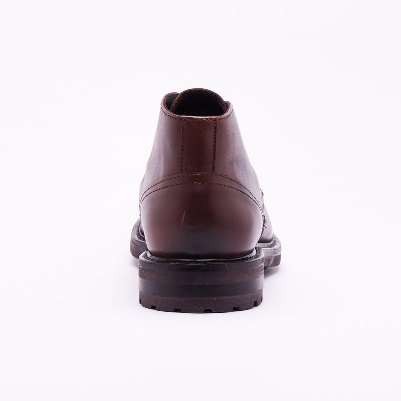 Lucini Men’s Chelsea Leather Boots 54323 – Dark Tan