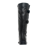 7650 - Rider Buckle Long Boots (Black)