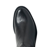 7650 - Rider Buckle Long Boots (Black)