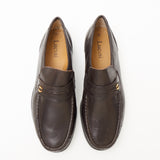 Lucini Men's Brown Nappa Leather Loafers – 8902