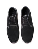 1174 - Suede Lace Up Desert Boots (Black)