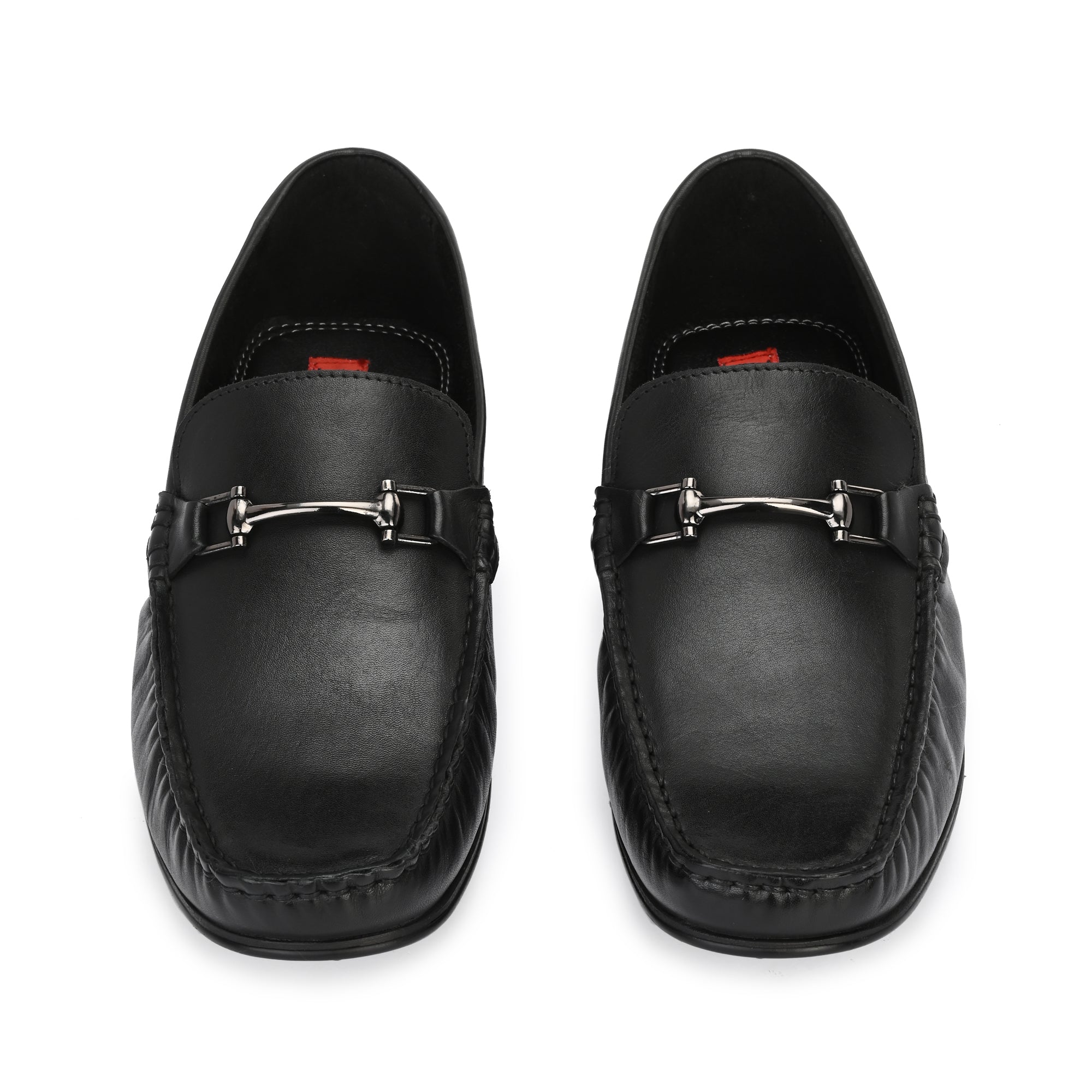 2149 - T-Bar Driver Loafer Slip On Shoes (Black)