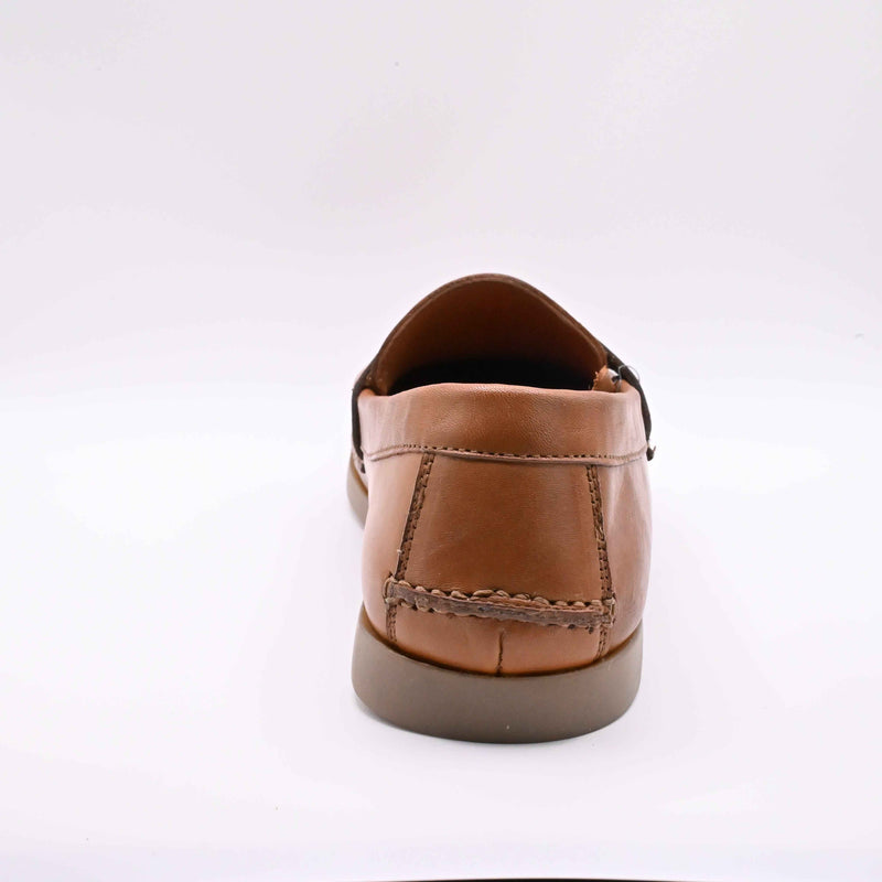 Lucini Men’s Leather Slip On Penny Loafer Shoes 3611 – Tan