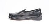 English Penny Loafer Slip On Shoes (Black)