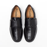 Mens Leather Velcro Comfort Shoes - 17983