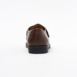Mens Leather Velcro Comfort Shoes - 17983