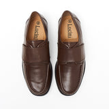 Mens Leather Velcro Comfort Shoes - 17983