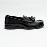 Mens Formal Moccasin Shoes 17999_Black Patent