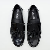 Mens Formal Moccasin Shoes 17999_Black Patent