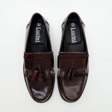 Mens Formal Moccasin Shoes 17999_Bordo Patent