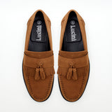 Mens Formal Moccasin Shoes 17999_Snuff Suede