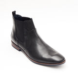 Mens Leather Chelsea Boots 24718_Black