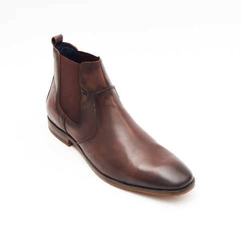 Mens Leather Chelsea Boots 24718_Brown