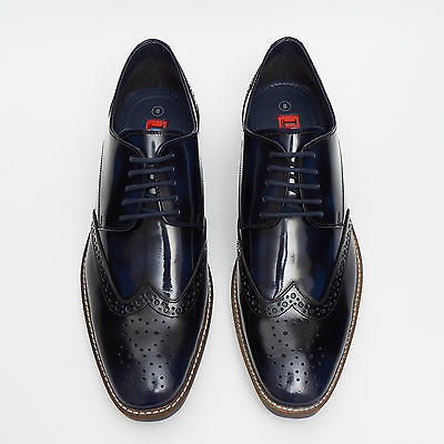 Mens Leather  Brogue Shoes 13212