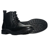Mens Leather Lace Up Ankle Boots -  SF-116