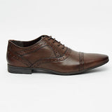 Mens Leather Brogue Shoes KG-11423