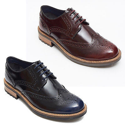 Mens Leather Brogues Shoes 15703