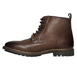 Mens Leather Lace Up Ankle Boots -  SF-116