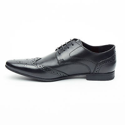 Mens Leather Brogue Shoes KG-11425