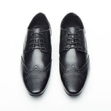 Mens Leather Brogue Shoes KG-11425