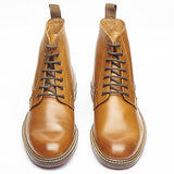 Mens Leathe Lace Up Ankle Boots - 17920