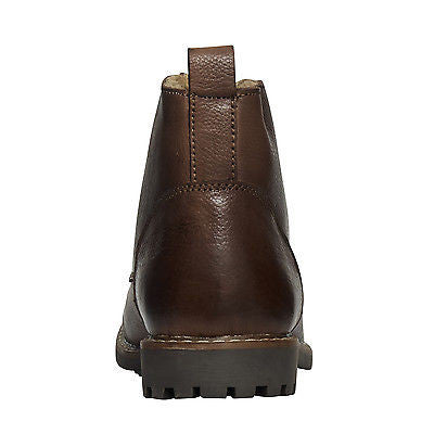 Mens Leather Lace Up Ankle Boots -  SF-116