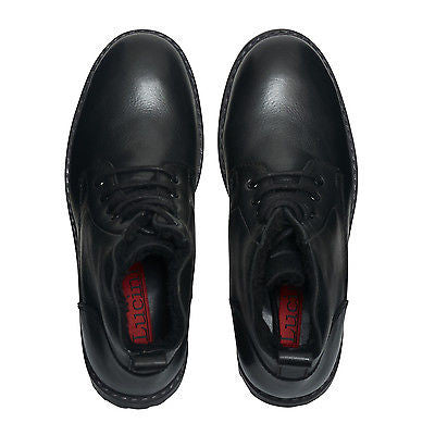 Mens Leather Lace Up Ankle Boots -  SF-116