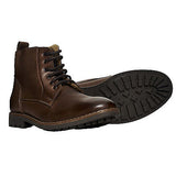 Mens Leather Lace Up Ankle Boots -  SF-116