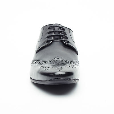 Mens Leather Brogue Shoes KG-11425