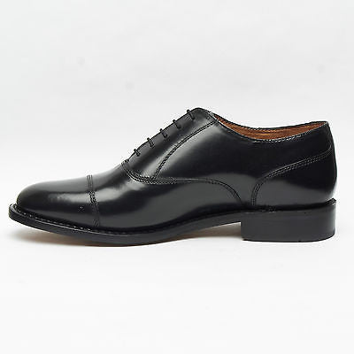 Lucini Men’s Leather Oxford Goodyear Welted Shoes – 28013 Black