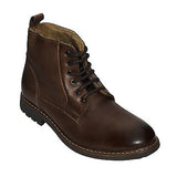 Mens Leather Lace Up Ankle Boots -  SF-116