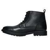 Mens Leather Lace Up Ankle Boots -  SF-116