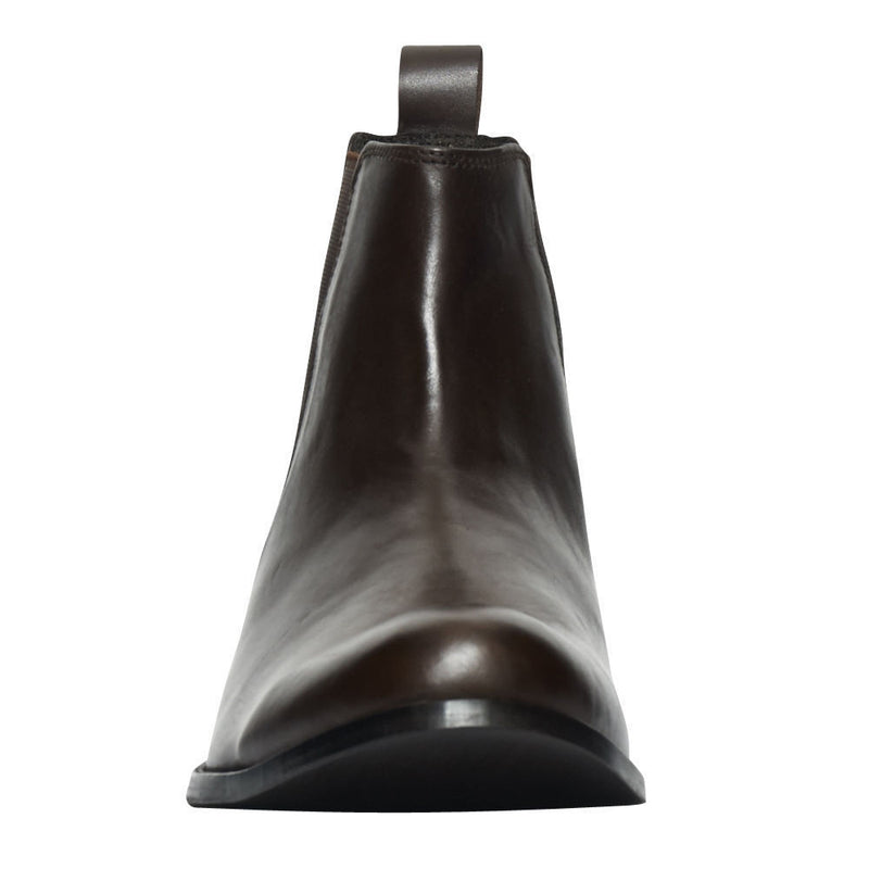 Mens Leather Chelsea Boots - 24201-P