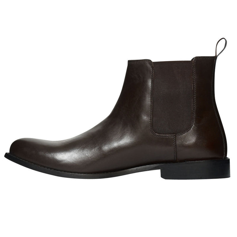 Mens Leather Chelsea Boots - 24201-P