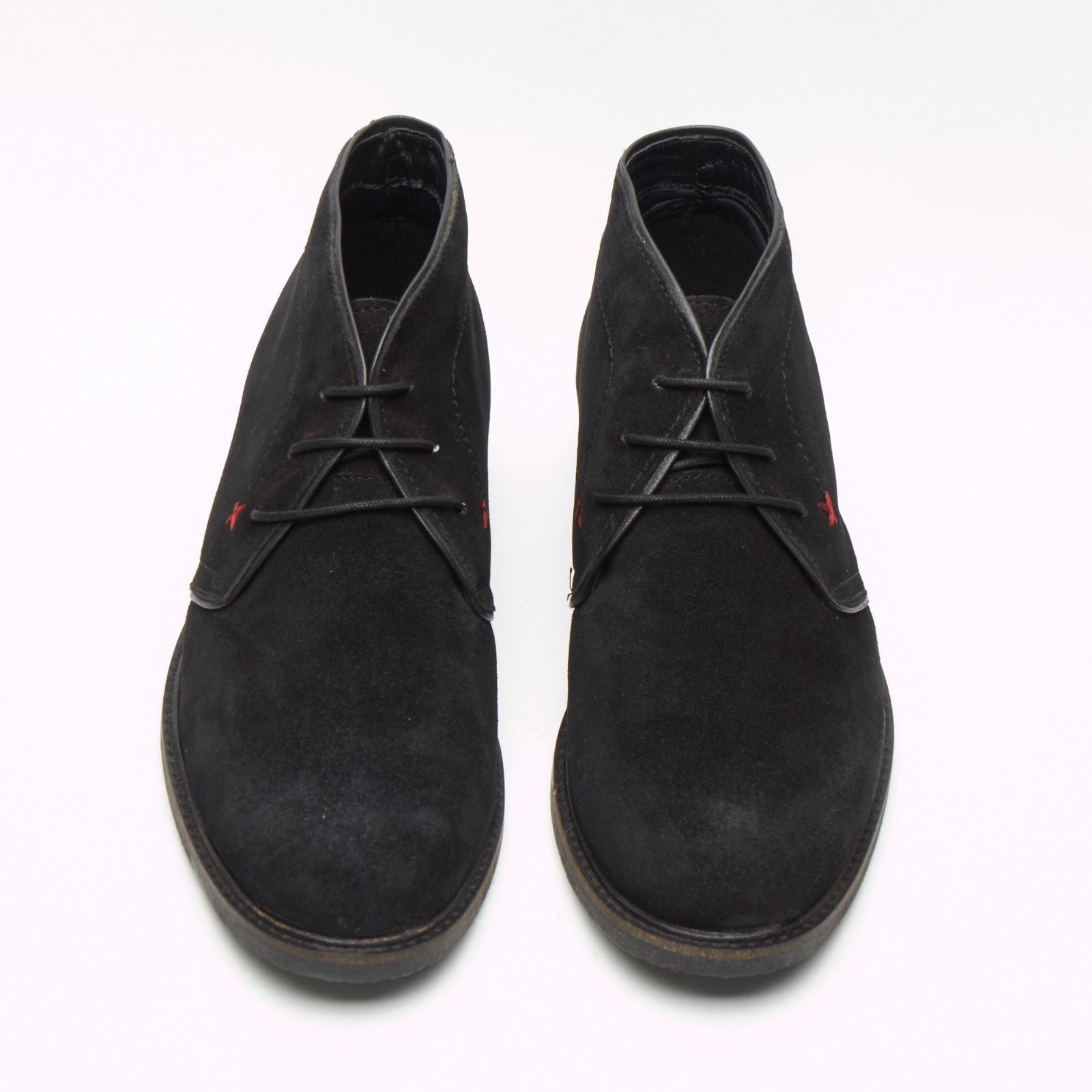 Mens Suede Desert Boots - SF-5151 Black