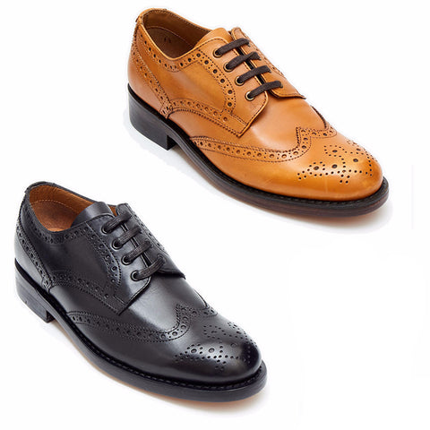 Mens Goodyear Welted Brogue Shoes -  27037