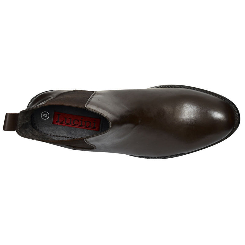 Mens Leather Chelsea Boots - 24201-P