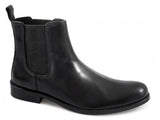 Mens Leather Chelsea Boots - 24201-P